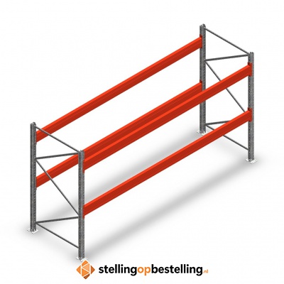 Palletstelling AR T2 2000x3300x1100 2 niveaus beginsectie