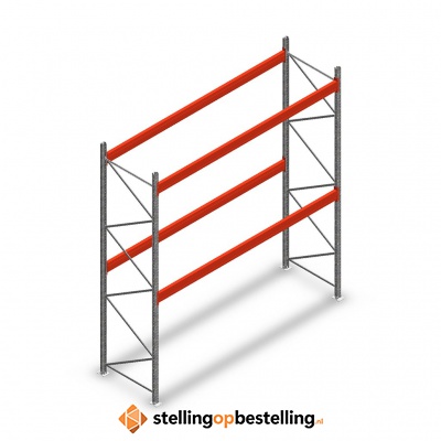 Palletstelling AR T2 4000x3300x1100 2 niveaus beginsectie