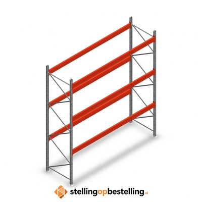 Palletstelling AR T2 4000x3300x1100 3 niveaus beginsectie