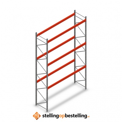 Palletstelling AR T2 6000x3300x1100 3 niveaus beginsectie