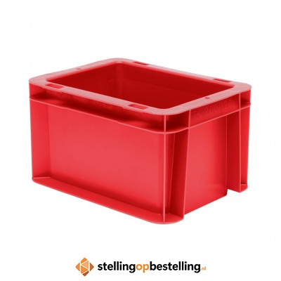 Transportkrat Euronorm plastic bak, krat TK0 200x100x120 rood