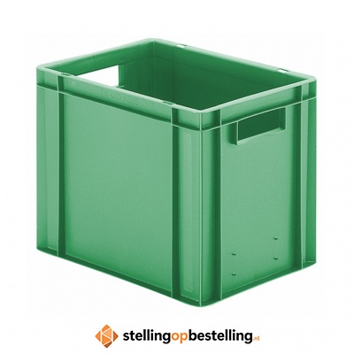 Transportkrat Euronorm plastic bak, krat TK0 400x300x320 groen