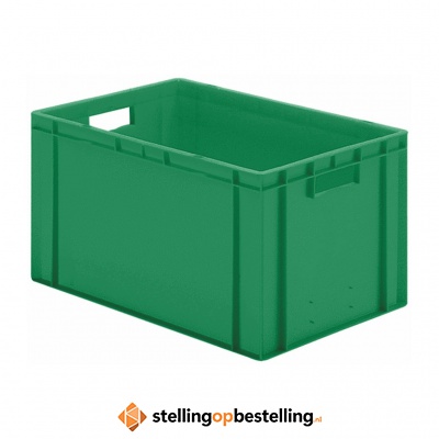 Transportkrat Euronorm plastic bak, krat TK0 600x400x320 groen