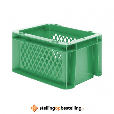 Transportkrat Euronorm plastic bak, krat TK1 200x100x120 groen