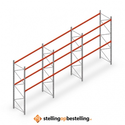 Palletstelling AR T2 voordeelrij 4000x8420x1100 M11051/2700 2 niveaus