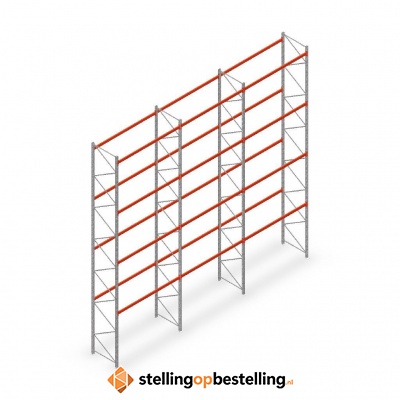 Palletstelling AR T2 voordeelrij 8000x8500x1100, MN15051/2700 - 4 niveaus