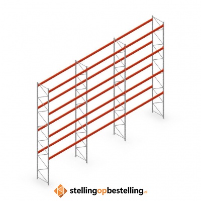 Palletstelling AR T2 voordeelrij 8000x11200x1100, MN16051/3600 - 4 niveaus