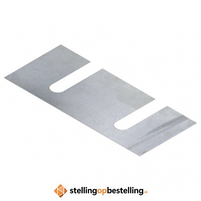 Vulplaat BR CRH IPE200 tbv staander verzinkt 190x80x1mm